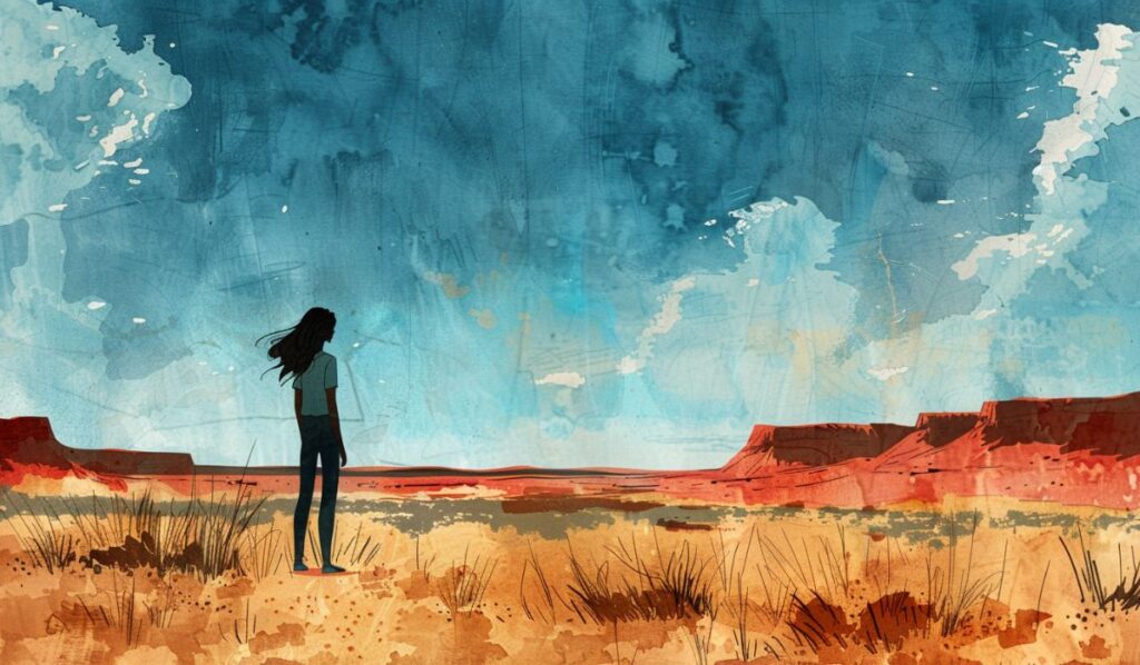 entj-sagittarius-woman-illustration