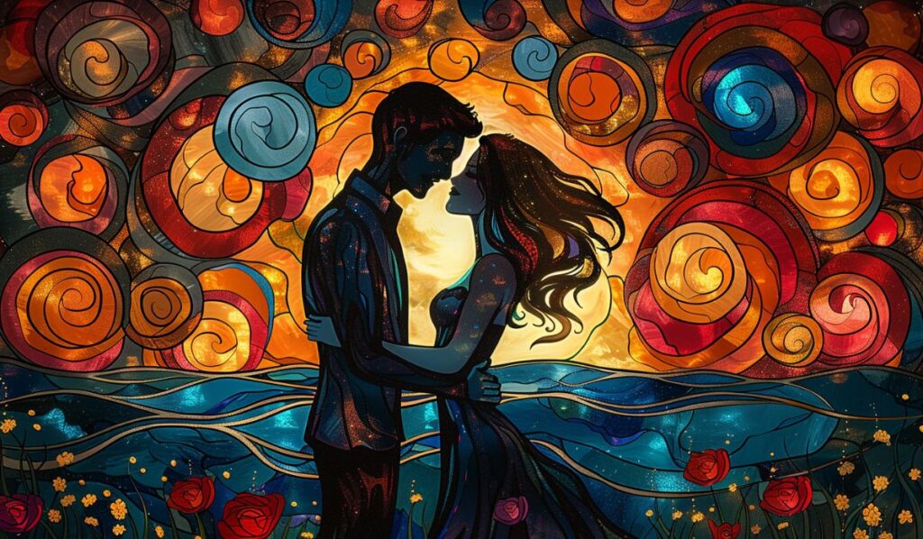sun-Quincunx-north-node-couple-illustration