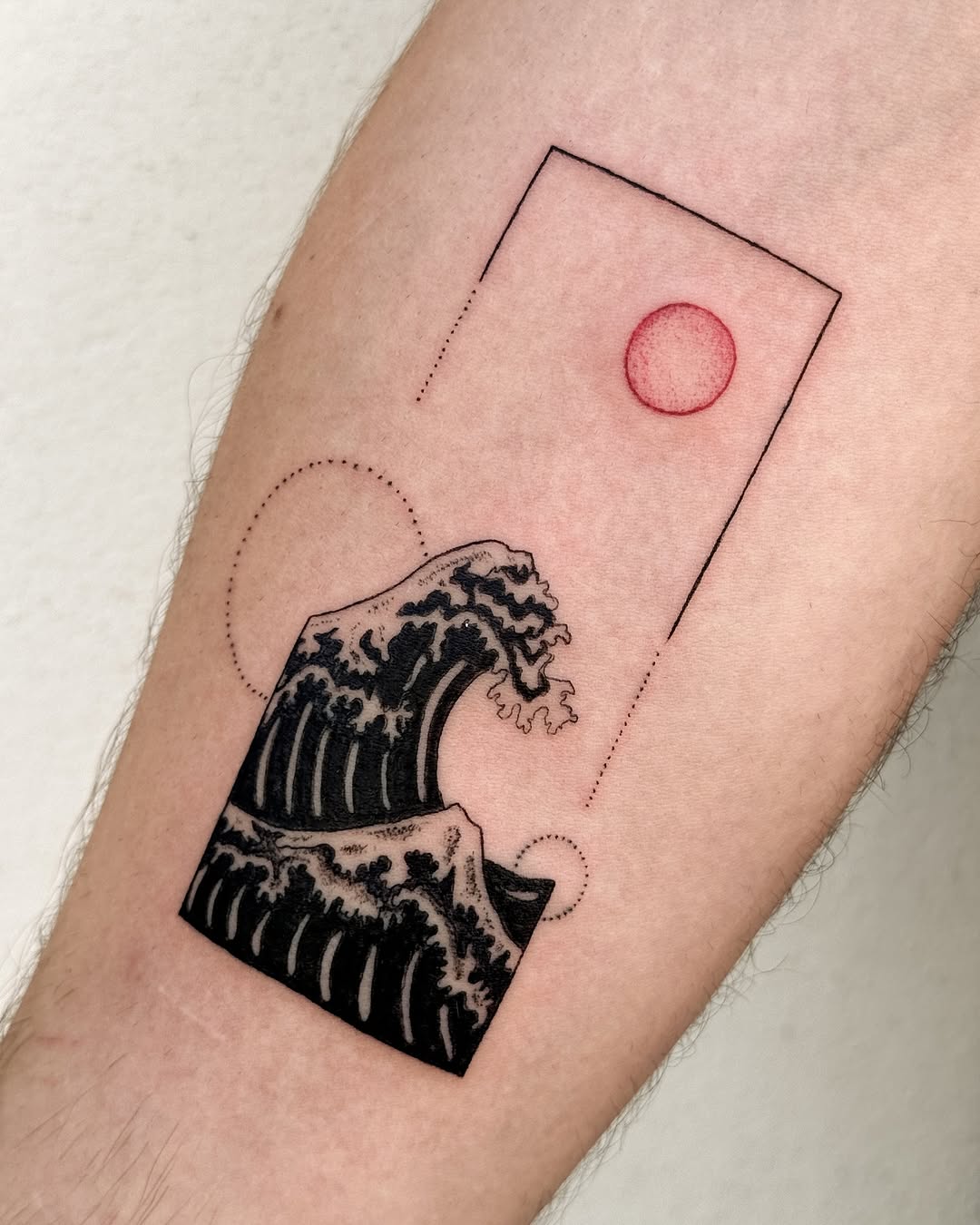 Modernâ Wave tattoo Art