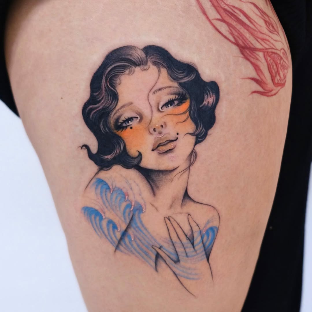 Elegantâ wave Tattoo