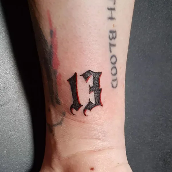 13 Wrist Tattoo 2