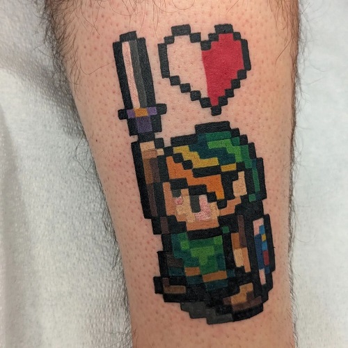 Pixel zelda Tattoo Styles
