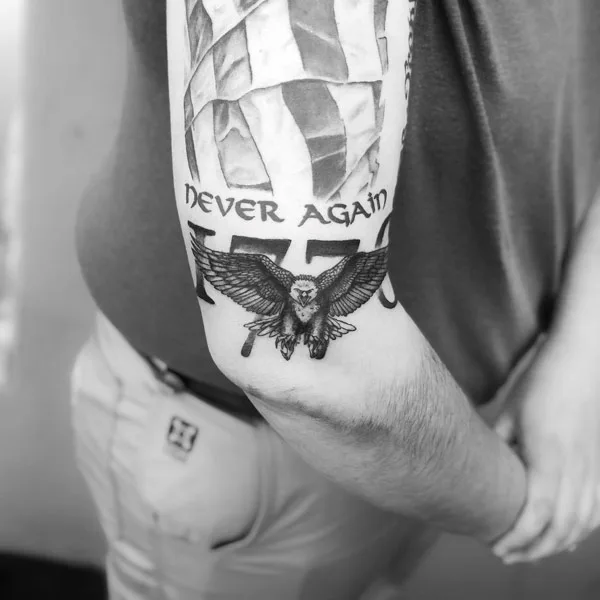 1776 Eagle tattoo 2