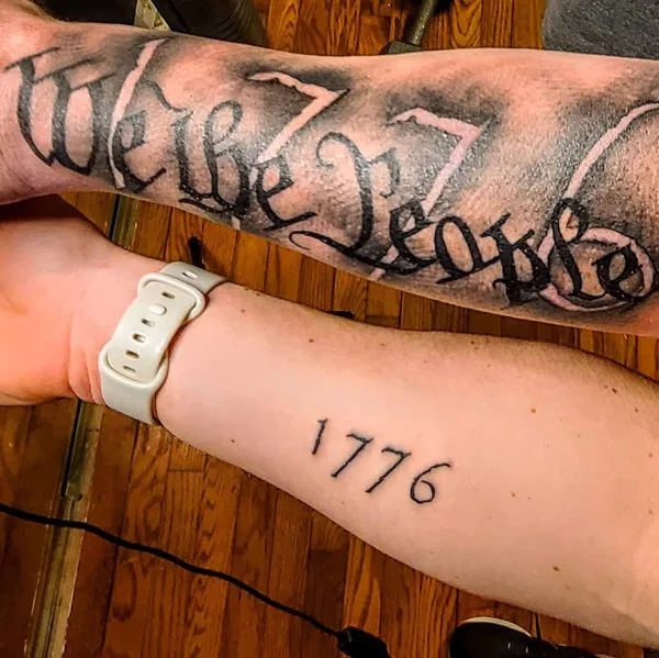 1776 Matching tattoo