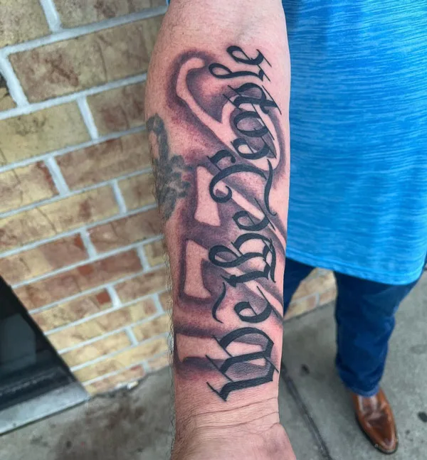 1776 We the people tattoo