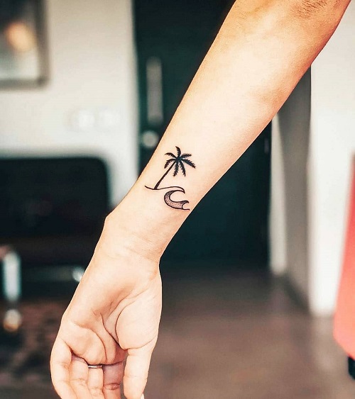 2 Playful Scribbles in summer tattoos ideas