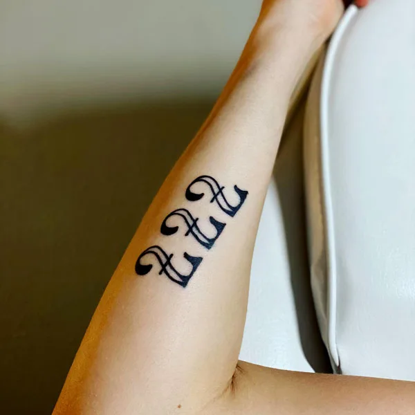 222 tattoo 1