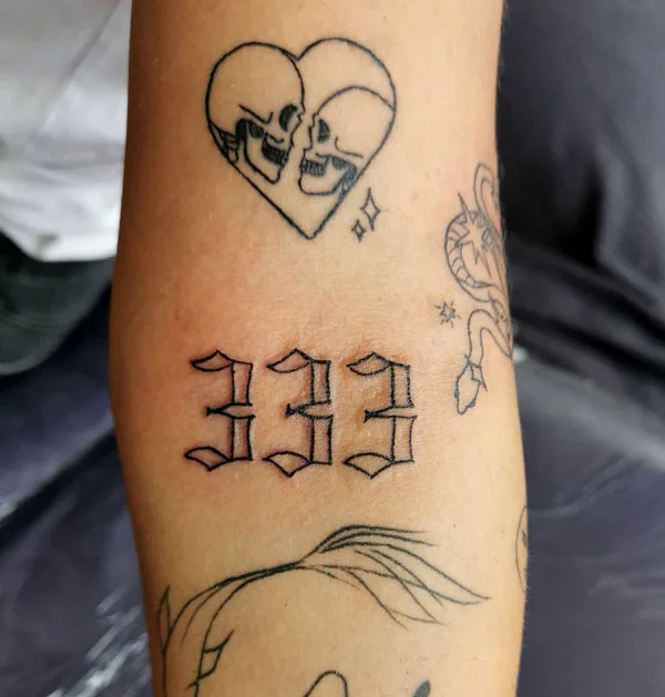 333 tattoo 14
