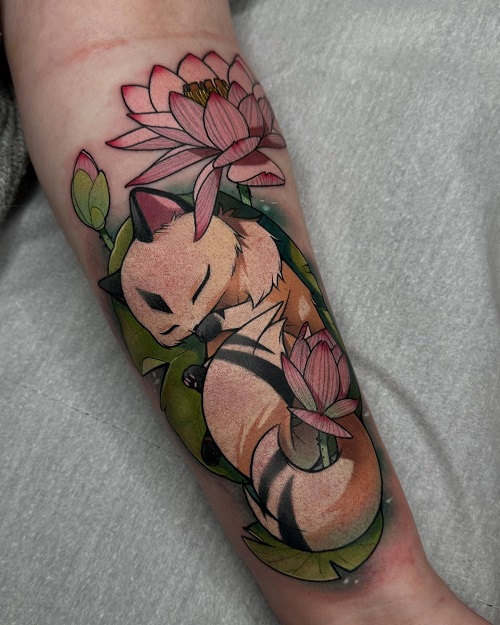 Top Lotus Flower Tattoos 4