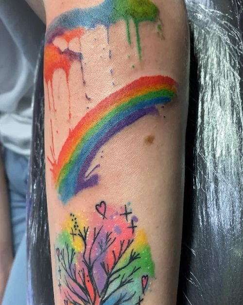 6-1 Rainbow Tattoo Unique