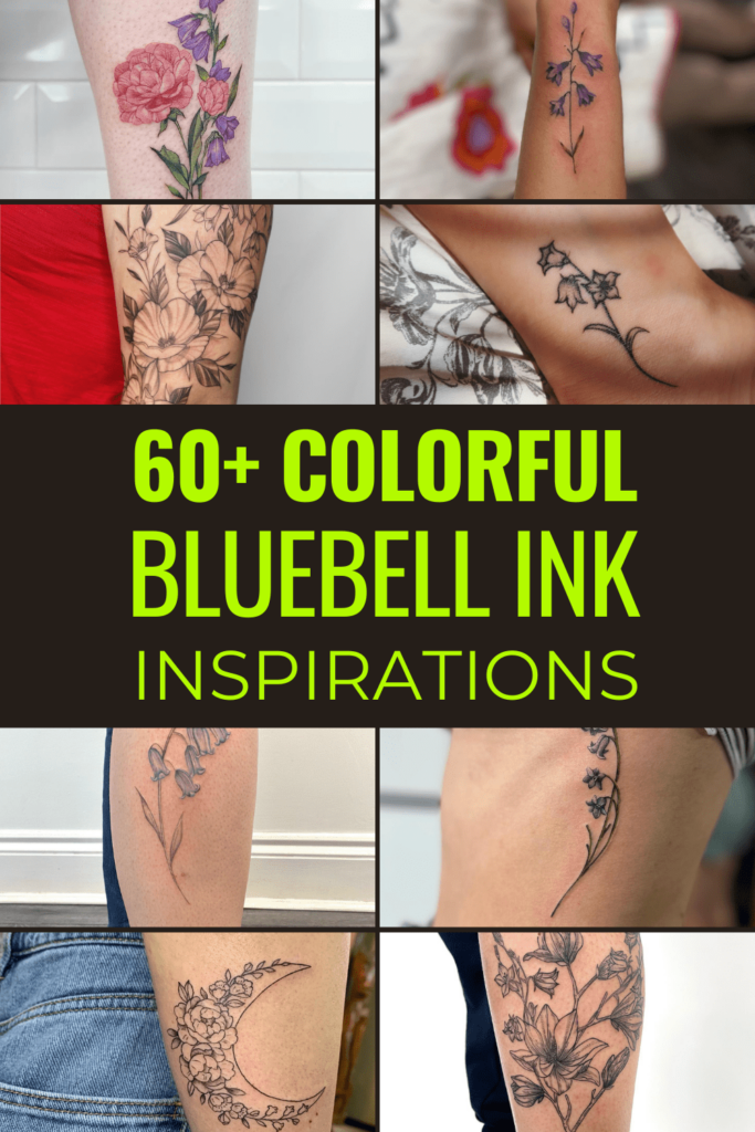60+ colorful bluebell ink inspirations for vibrant ink colorful splendor