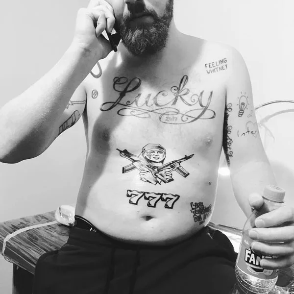 777 gang tattoo
