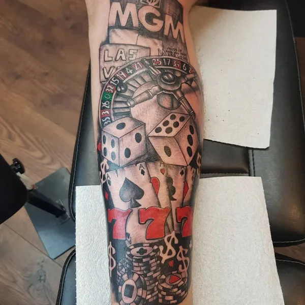 777 tattoo 13