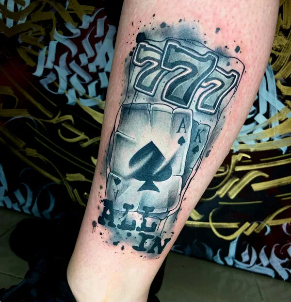 777 tattoo 17