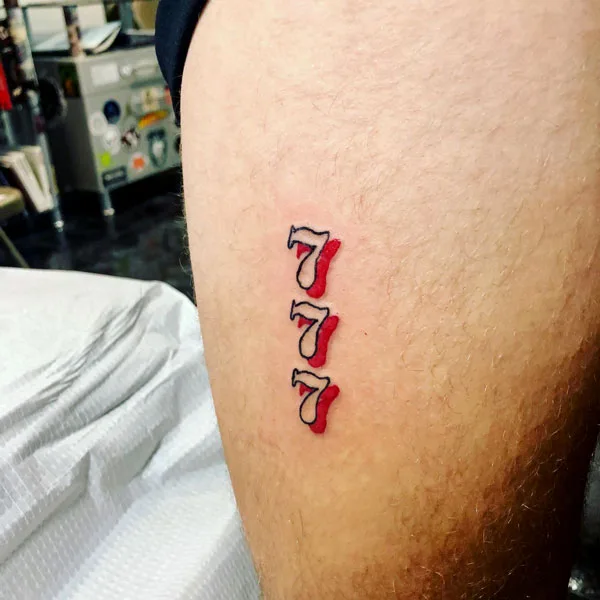 777 tattoo 25