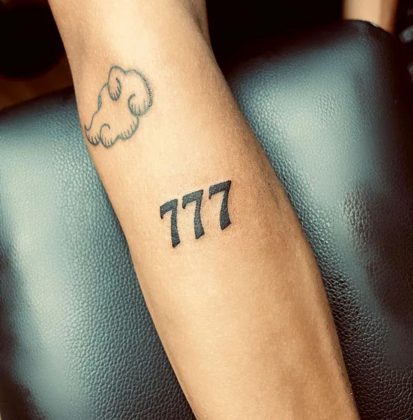 777 tattoo 27