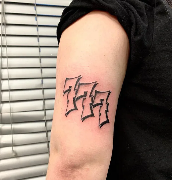 777 tattoo 32