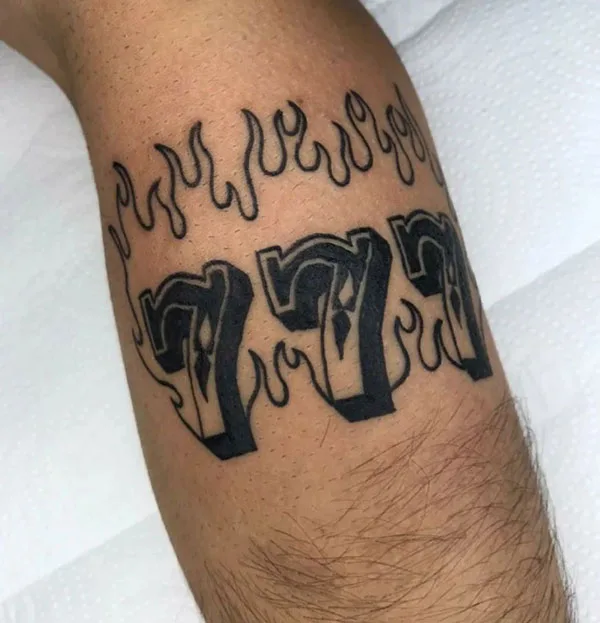 777 tattoo 42