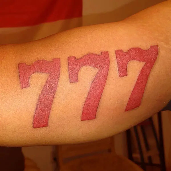 777 tattoo 49