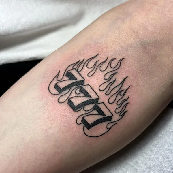 777 tattoo 51