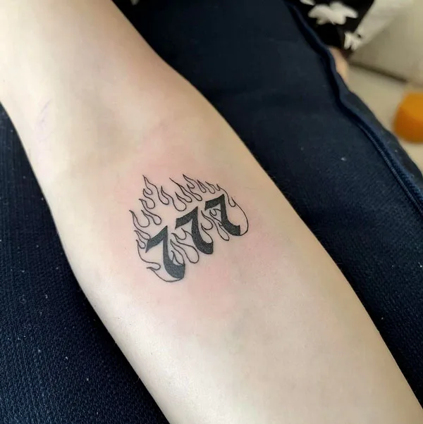 777 tattoo 54