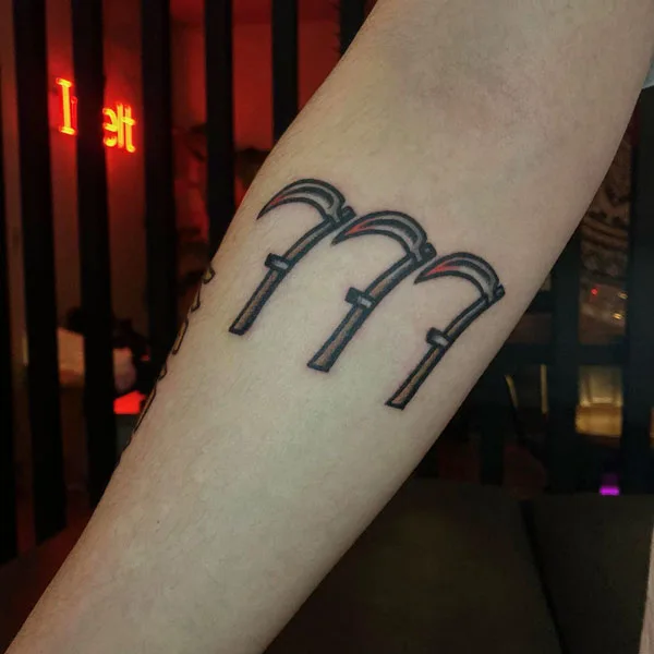 777 tattoo 60
