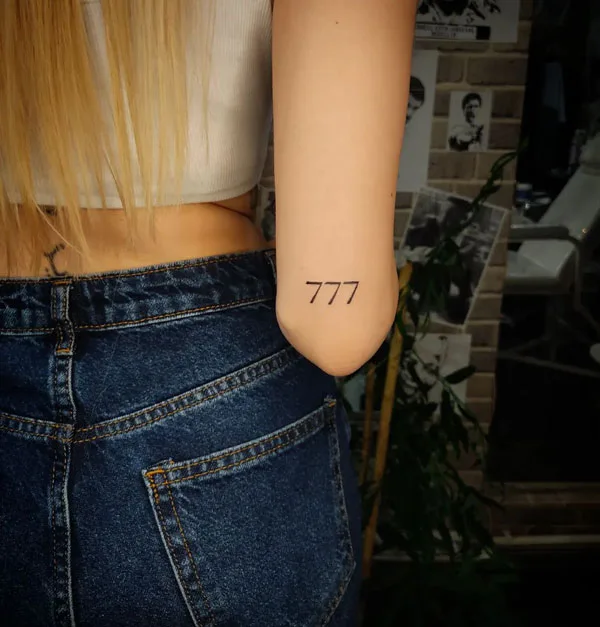 777 tattoo 89