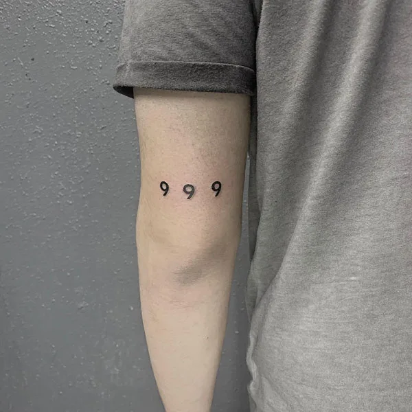 999 sleeve tattoo 2
