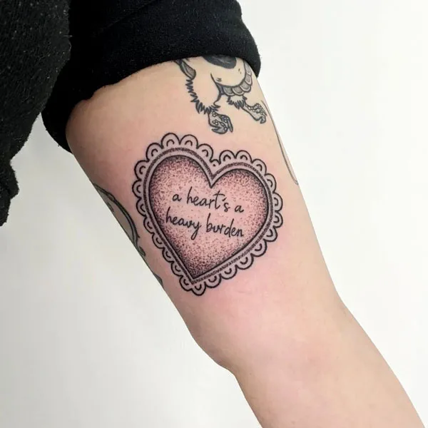 A Heart's A Heavy Burden Tattoo