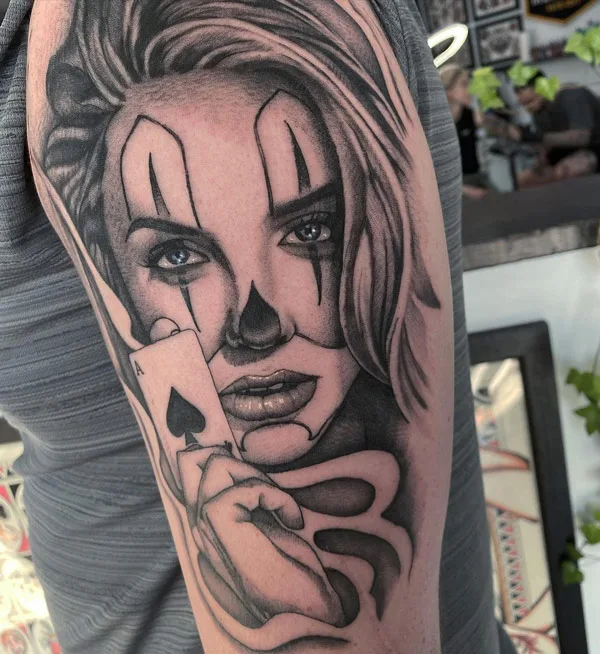 Ace of Spades Chicana Tattoo 2