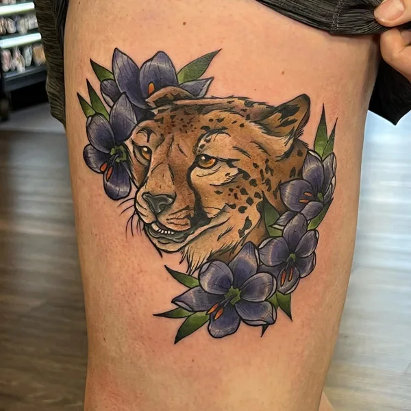 African Violet Tattoo