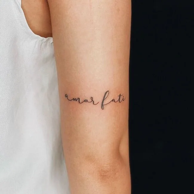 Amor fati tattoo 38