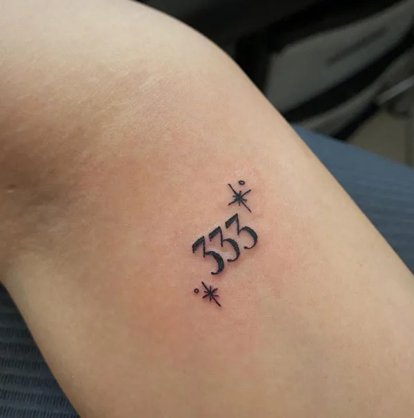 Angel Number Tattoo 11