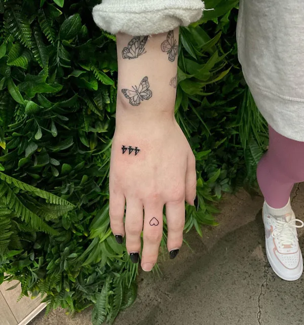 Angel Number Tattoo 12