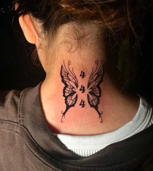 Angel Number Tattoo 5