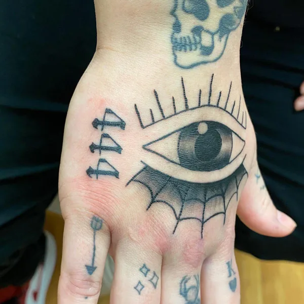 Angel number tattoo 89