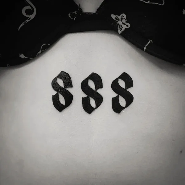 Angel number tattoo 91