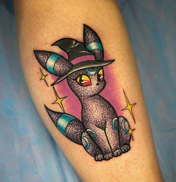 Anime sparkle tattoo