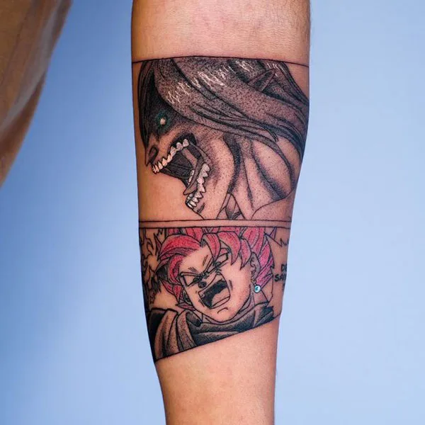 Anime tattoo 1