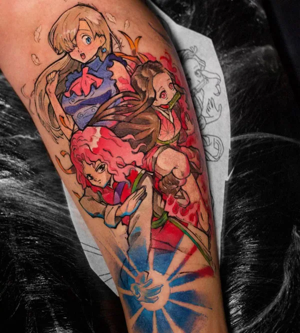 Anime tattoo 135