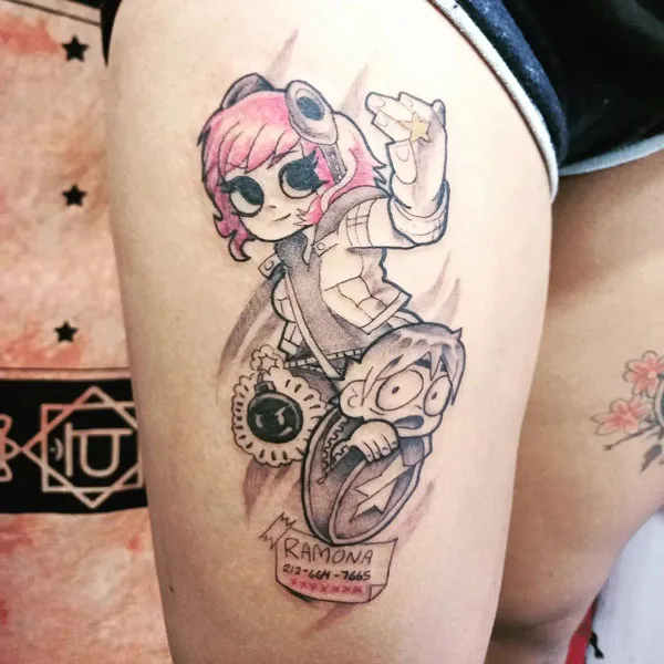 Anime tattoo 167