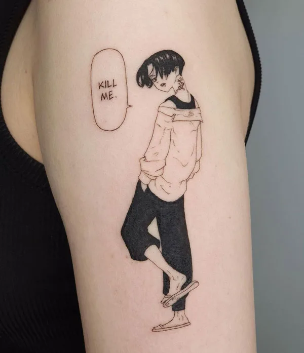 Anime tattoo 4