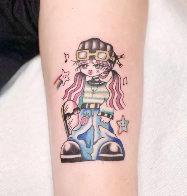 Anime tattoo 43