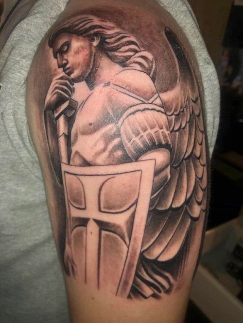 Archangel Michael Tattoo 4