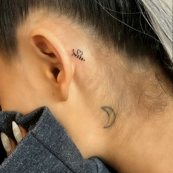 Ariana Grande bee tattoo