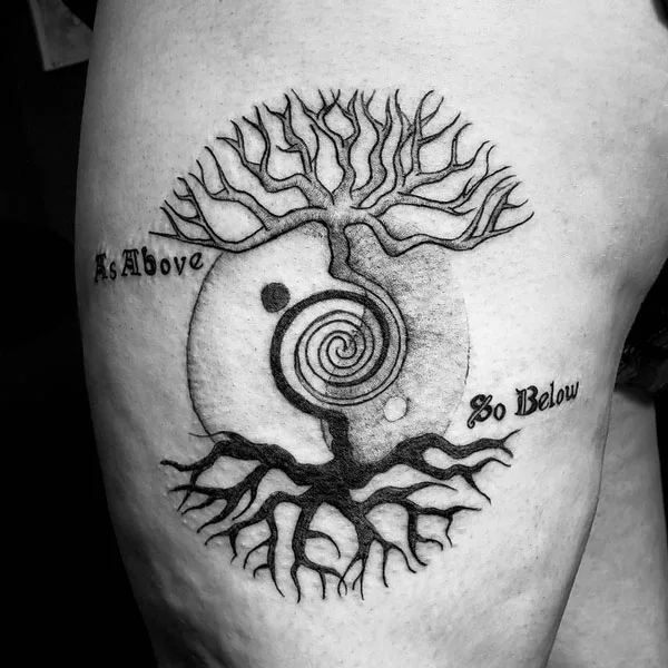 As above so below tattoo 15