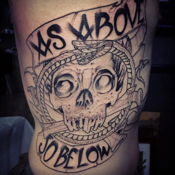 As above so below tattoo 21