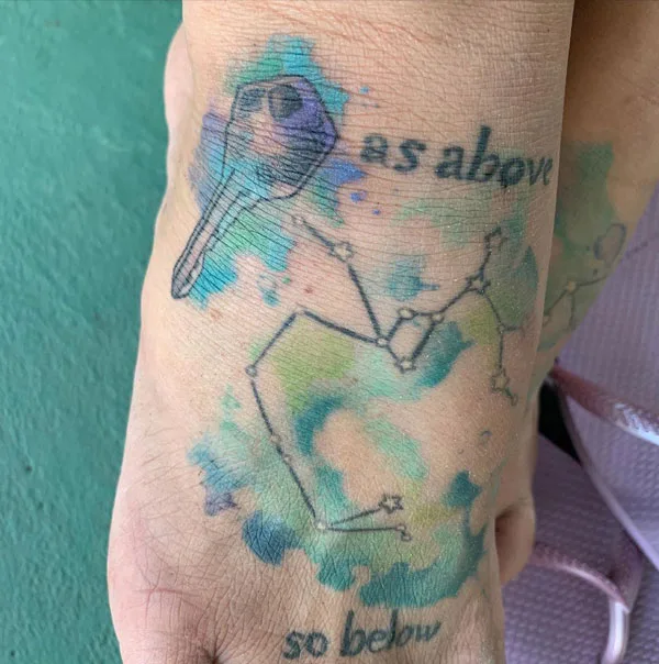 As above so below tattoo 26
