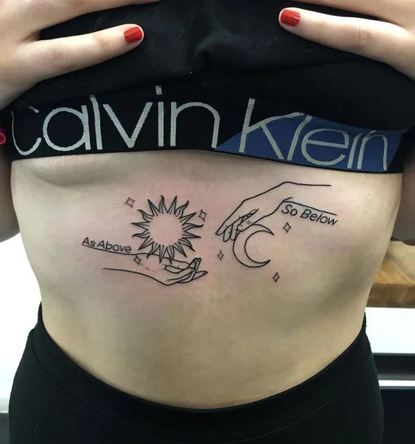 As above so below tattoo 44