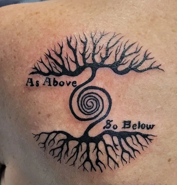 As above so below tattoo 67